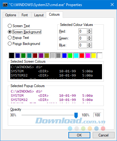 Tùy chỉnh giao diện