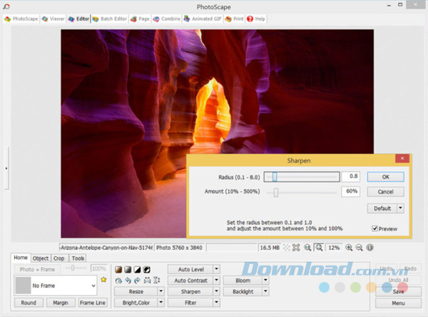Làm sắc nét hình ảnh
