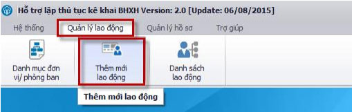 Thêm mới lao động