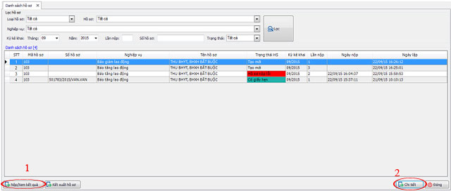 Xem kết quả BHXH