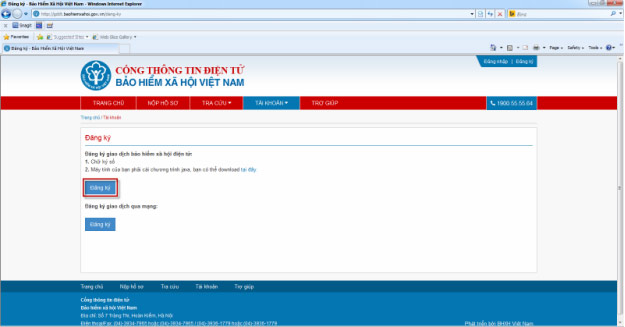 Đăng ký BHXH điện tử