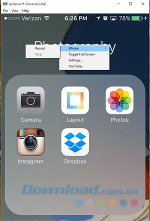 Ghi màn hình iPhone