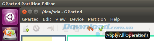 Click vào dấu tích màu xanh lá