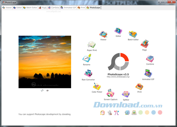 Chỉnh sửa nhiều ảnh một lúc trong PhotoScape