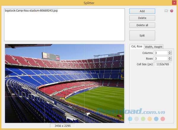 Chia cắt ảnh với PhotoScape