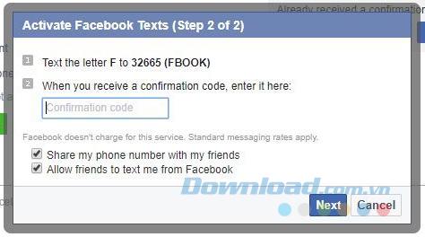 Gửi tin nhắn đến Facebook