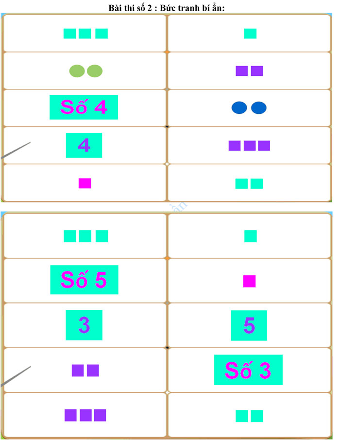 Đề thi Violympic Toán lớp 1 vòng 1