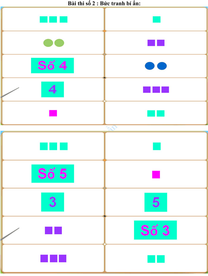 Đề thi Violympic Toán lớp 1 vòng 1