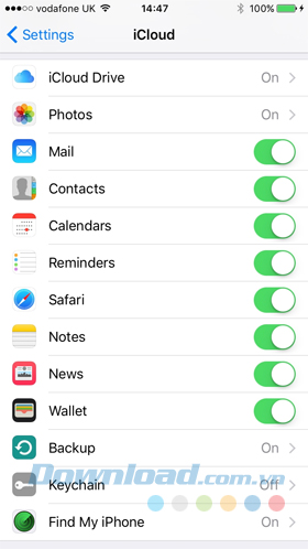 Chuyển danh bạ sang iPhone mới
