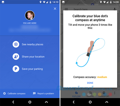  Hiệu chỉnh la bàn