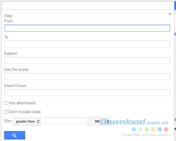 Tạo bộ lộc email
