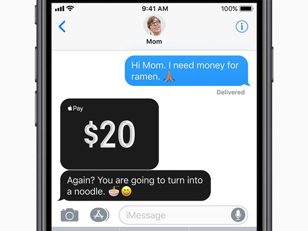 Gửi tiền thông qua iMessage