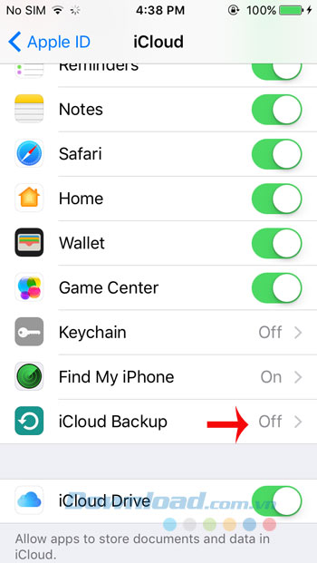iCloud Backup