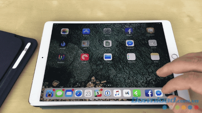 Sử dụng iPad cài iOS 11