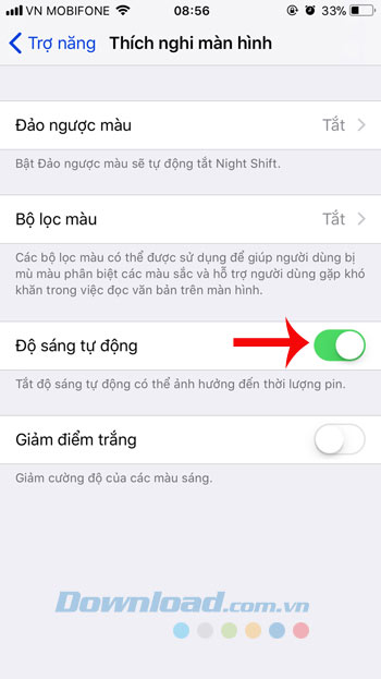 Độ sáng tự động