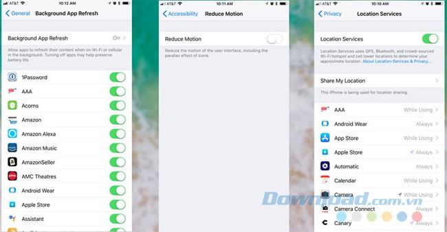 Chuyển sang chế độ nguồn điện thấp