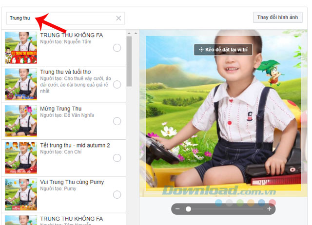 Gõ từ khóa Trung thu