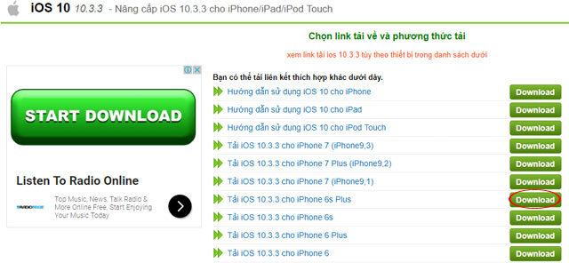 Chọn file phù hợp dòng máy