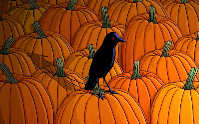 Con quả và những quả bí ngô