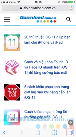 Safari trên iPhone
