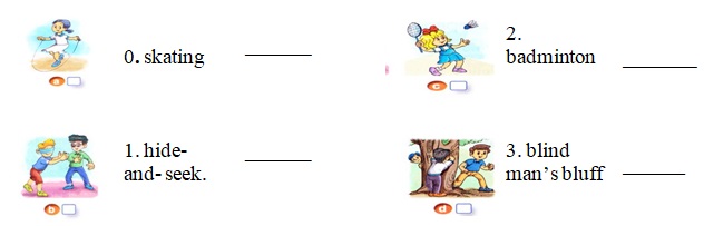 Đề thi học kì 1 môn tiếng Anh lớp 3