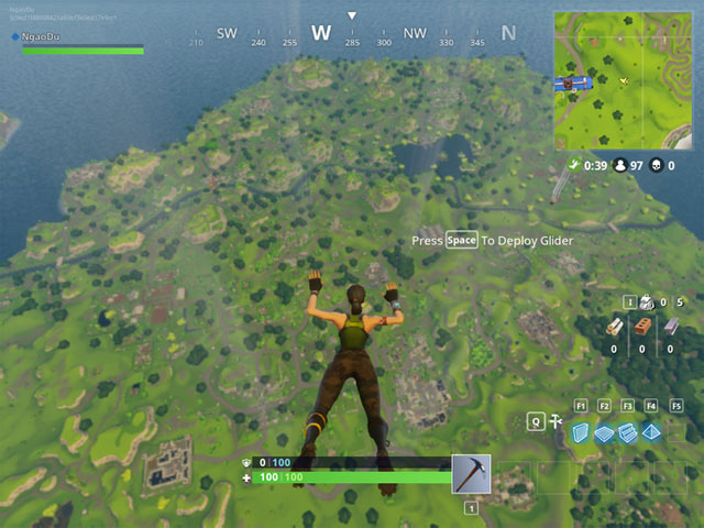 Chọn địa điểm nhảy dù