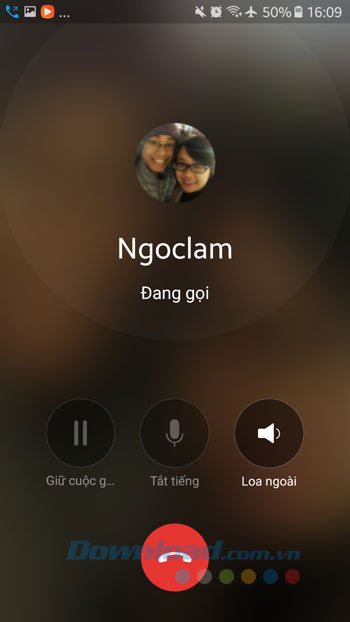 Giao diện gọi điện
