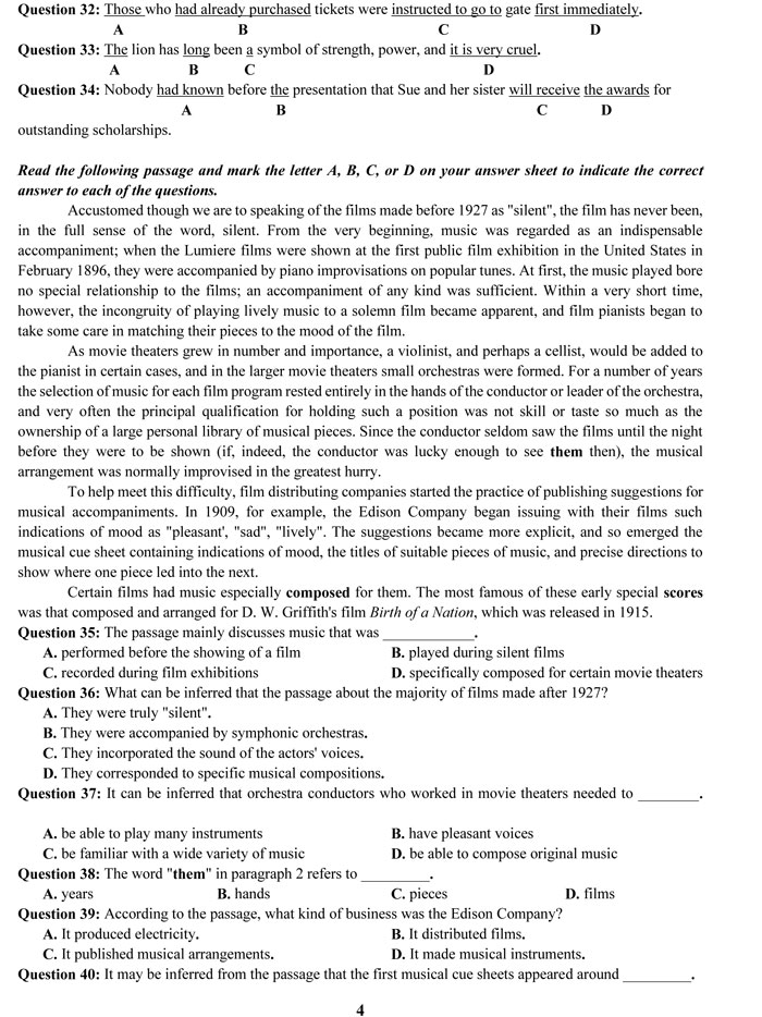 đề thi thử trọng điểm môn Tiếng Anh THPT quốc gia 2018