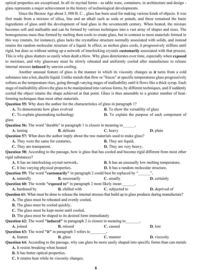 đề thi thử trọng điểm môn Tiếng Anh THPT quốc gia 2018