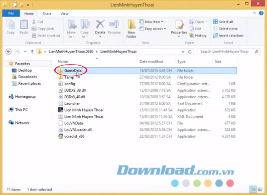 Truy cập đến GameData