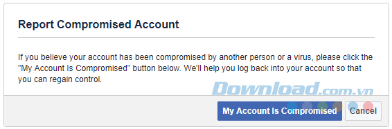 Báo cáo tài khoản bị xâm phạm