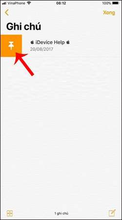 Ghim muốn ghi chú