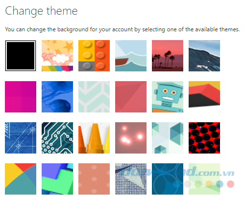 Thay đổi chủ đề