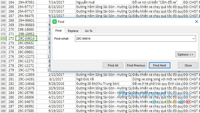 Tra cứu phạt nguội