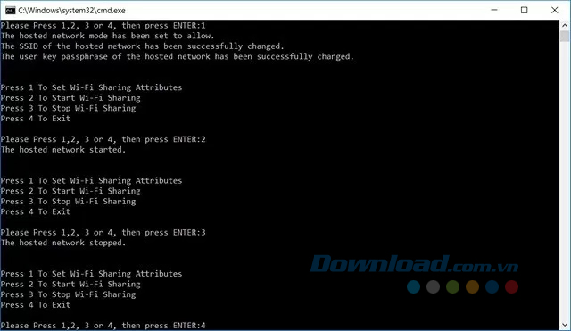 Nhấn phím 3 để ngừng phát