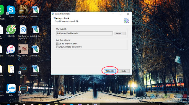 Chọn phương thức cài đặt