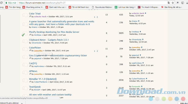 Chọn skin để tải về