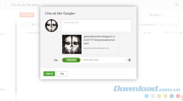 Chia sẻ bài đăng