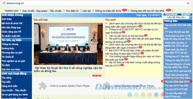 Tra cứu kiểm định xe cơ giới