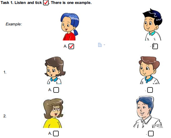 Đề thi giữa học kì 1 môn tiếng Anh 3 