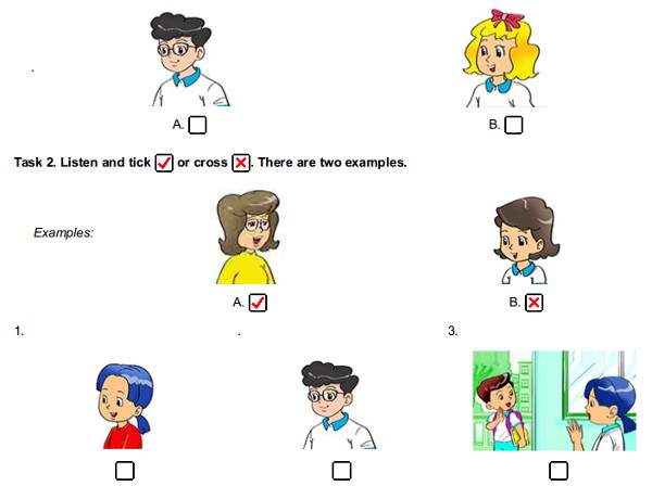 Đề thi giữa kì 1 môn Tiếng Anh lớp 3