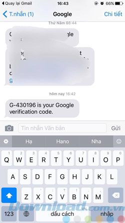 Điền mã xác nhận