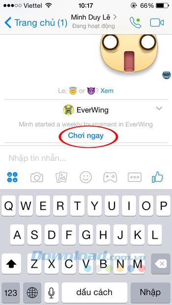 Bạn bè mời chơi EverWing