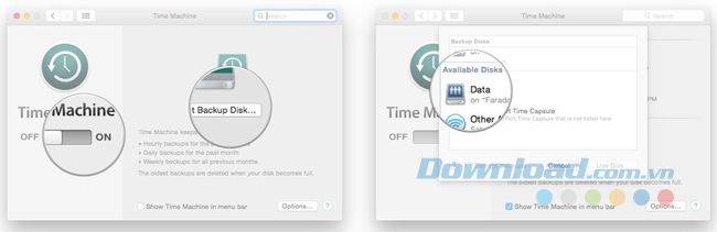 Chọn ổ đĩa muốn sử dụng