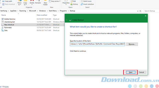 Tạo đường dẫn