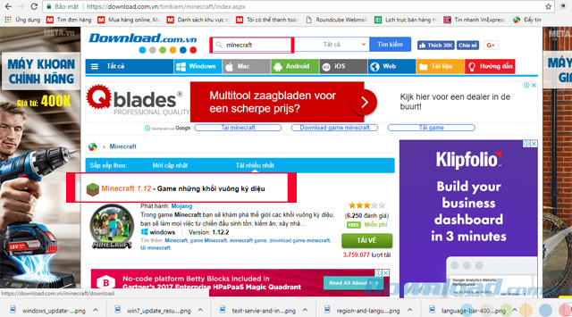 Tải về Minecraft