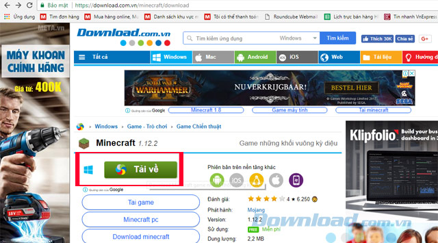 Tải về Minecraft