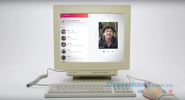 Ứng dụng web của Tinder
