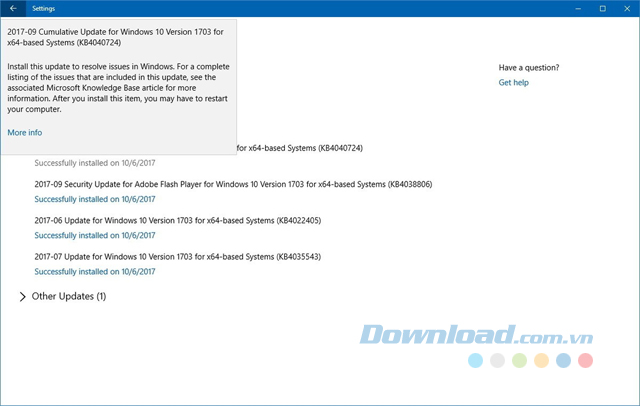 Khắc phục lỗi khi hoàn thành cài đặt