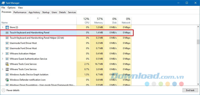 Touch Keyboard and Handwriting Panel